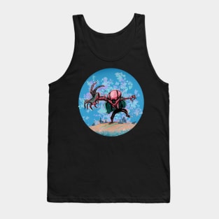 Crazy Robot Tank Top